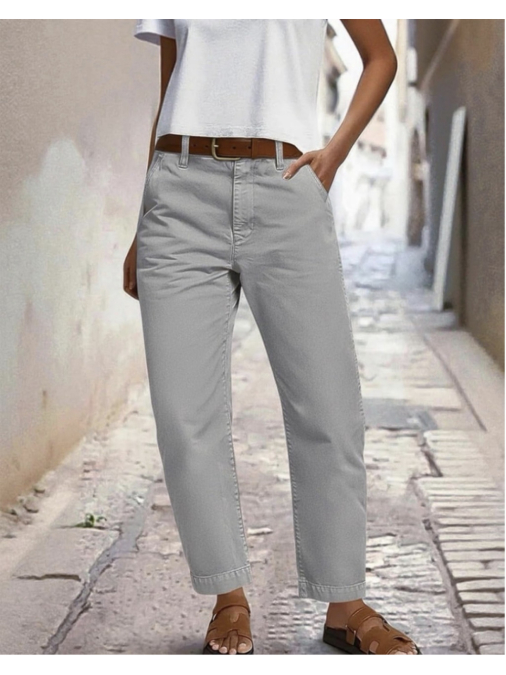 Flamingals Straight Leg Low Rise Barrel Pants XL